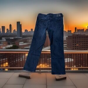 Ben Sherman Jeans Mens 36 x 32 Dark Blue Skinny Fit Stretch